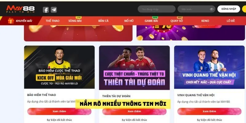 Nắm rõ nhiều thông tin mới