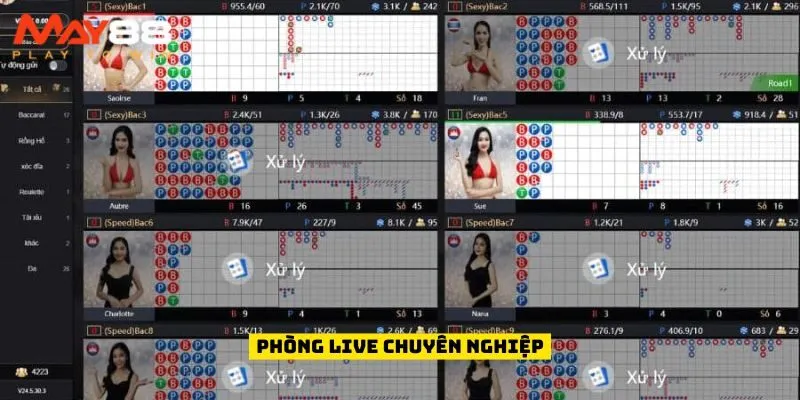 Phòng live chuyên nghiệp