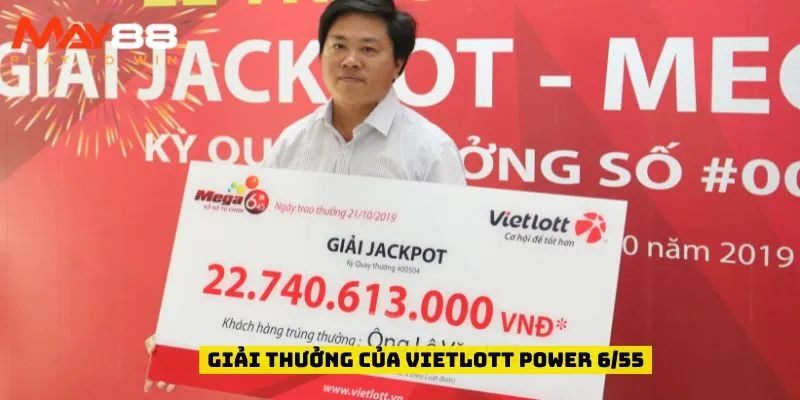 Giải thưởng của Vietlott Power 6/55