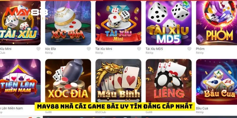 May88 nhà cái game bài uy tín đẳng cấp nhất